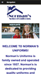 Mobile Screenshot of normansuniforms.com